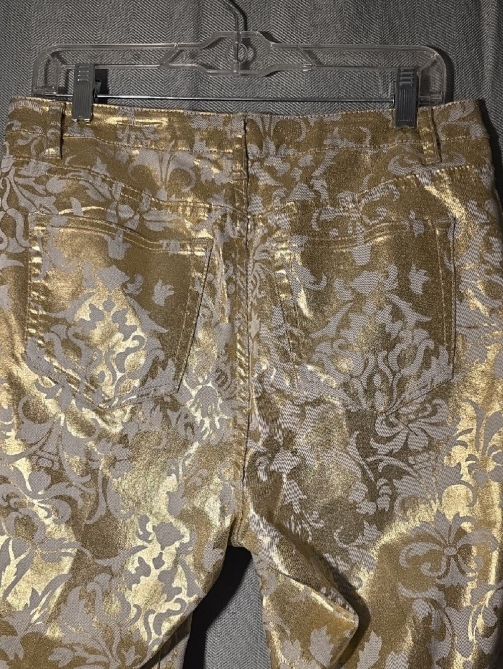 Denim 24/7 Metallic Gold Pants - Picture 6 of 6